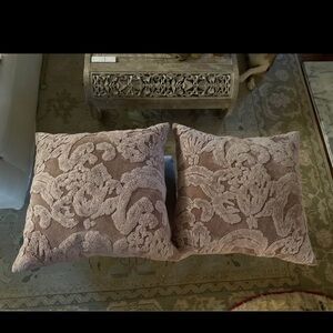 Pair of Pottery Barn throw pillows